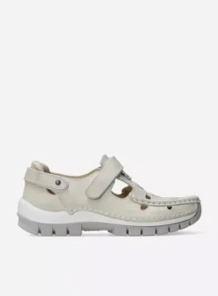 DAMES Wolky Bandschoenen<Move - gebroken wit nubuck