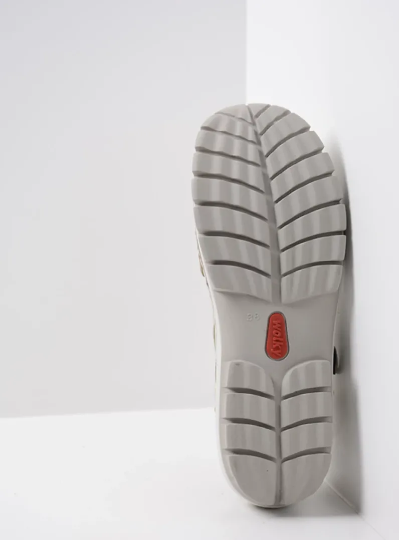 DAMES Wolky Bandschoenen<Move - offwhite leer