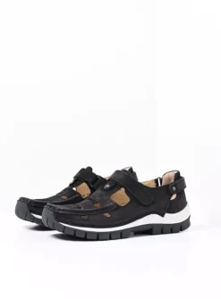 DAMES Wolky Bandschoenen<Move - zwart nubuck