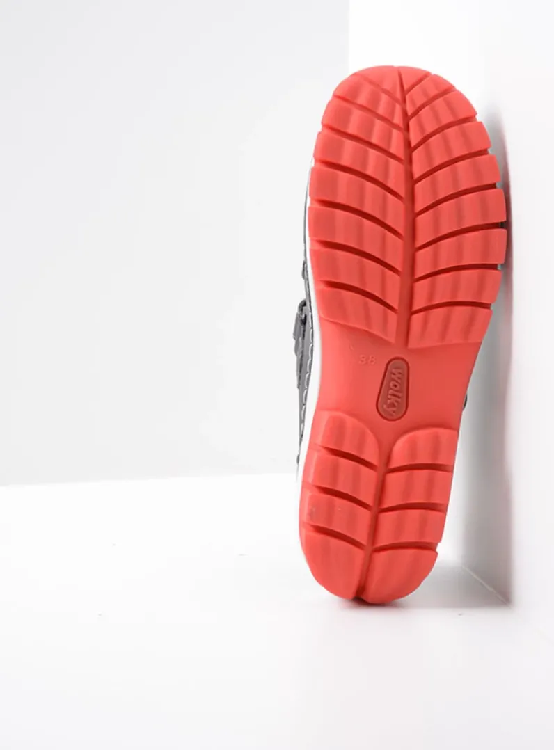 DAMES Wolky Bandschoenen<Move - zwart zomer leer