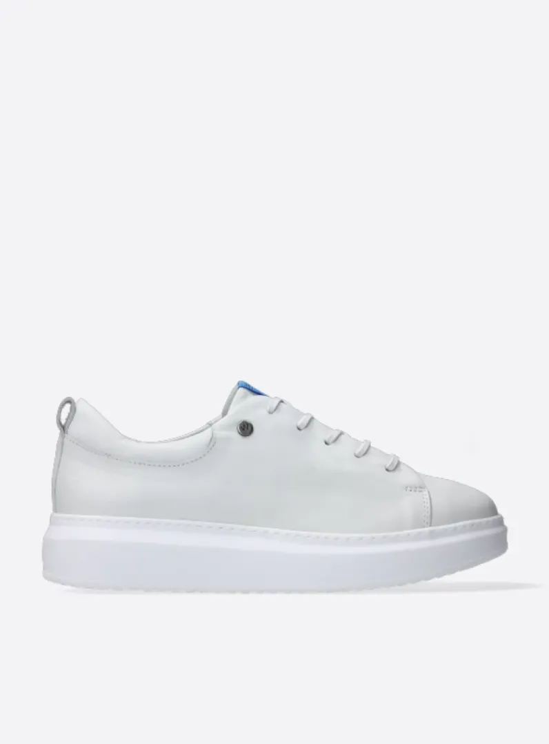 DAMES Wolky Lage Veterschoenen|Sneakers<Move it - wit leer