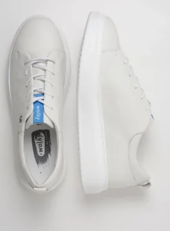 DAMES Wolky Lage Veterschoenen|Sneakers<Move it - wit leer