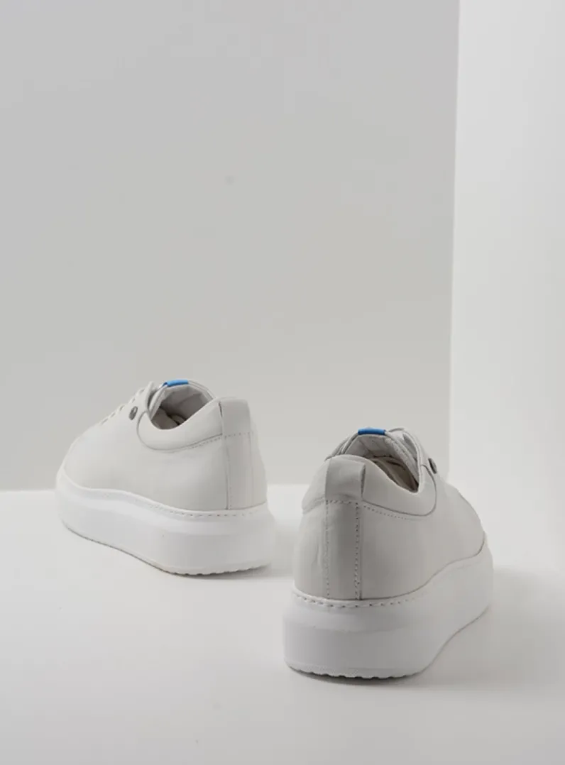 DAMES Wolky Lage Veterschoenen|Herfst/Winter<Move it HV - wit leer