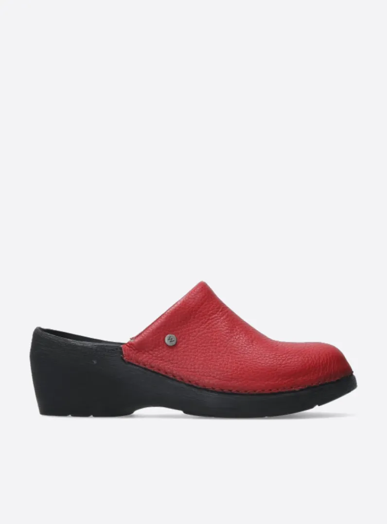 DAMES Wolky Klompen|Herfst/Winter<Multi Clog - rood leer