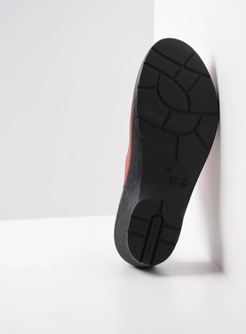 DAMES Wolky Klompen|Herfst/Winter<Multi Clog - rood leer