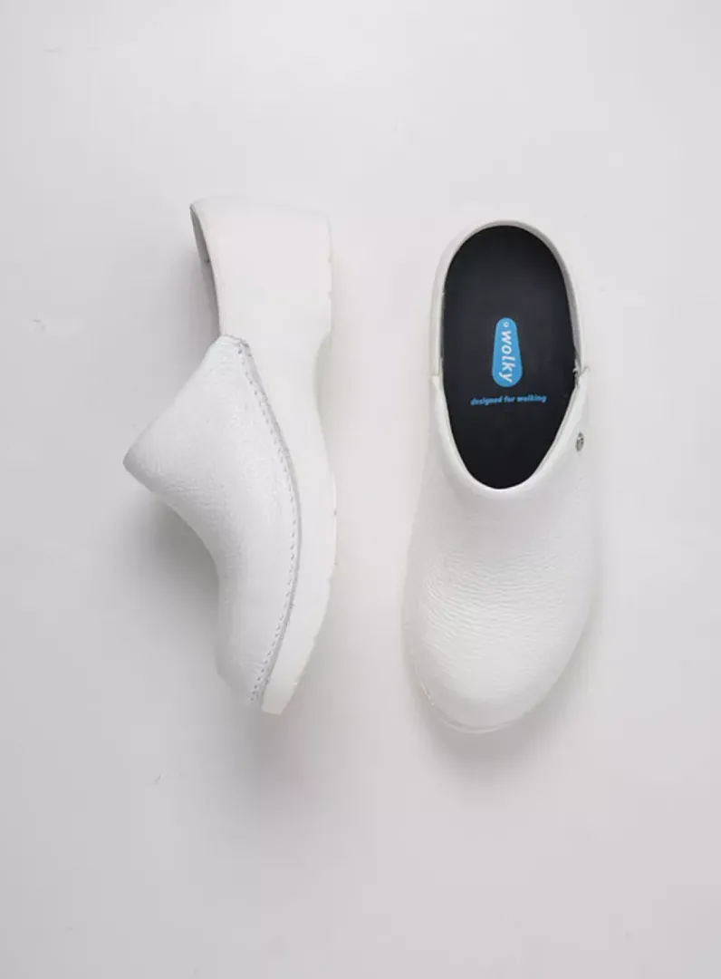 DAMES Wolky Klompen|Herfst/Winter<Multi Clog - wit leer