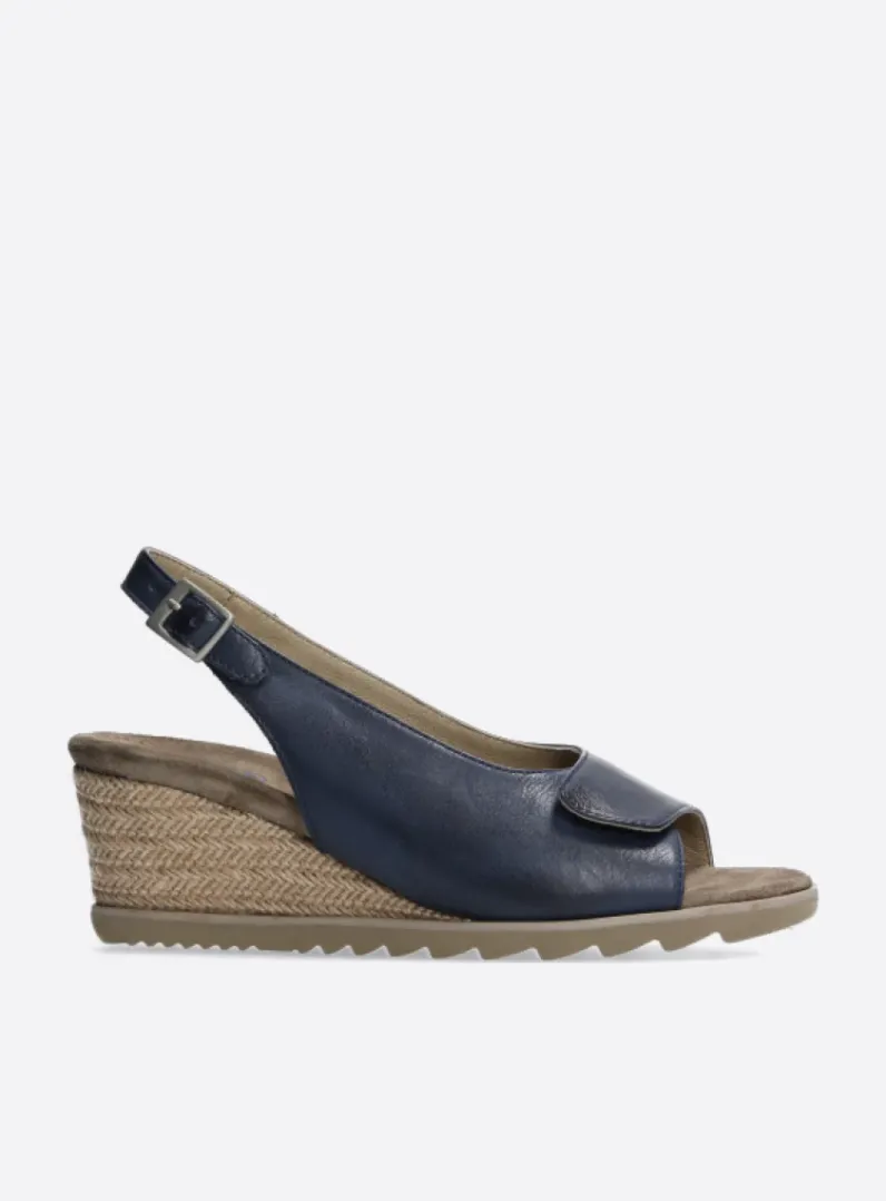 DAMES Wolky Sandalen<Murcia - blauw leer