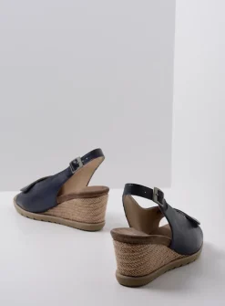 DAMES Wolky Sandalen<Murcia - blauw leer