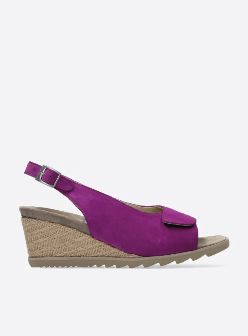 DAMES Wolky Sandalen<Murcia - fuchsia suede