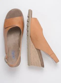 DAMES Wolky Sandalen<Murcia - naturel leer