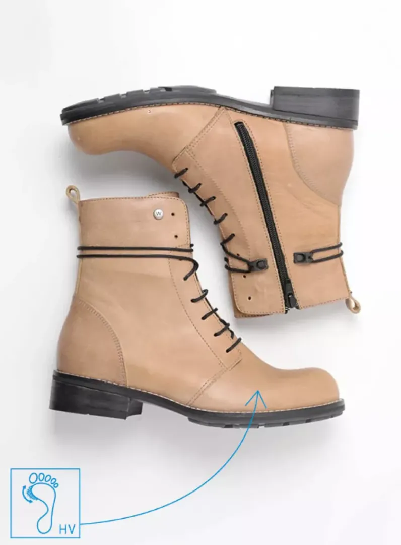 DAMES Wolky Biker Boots|Herfst/Winter<Murray HV - safari nubuck