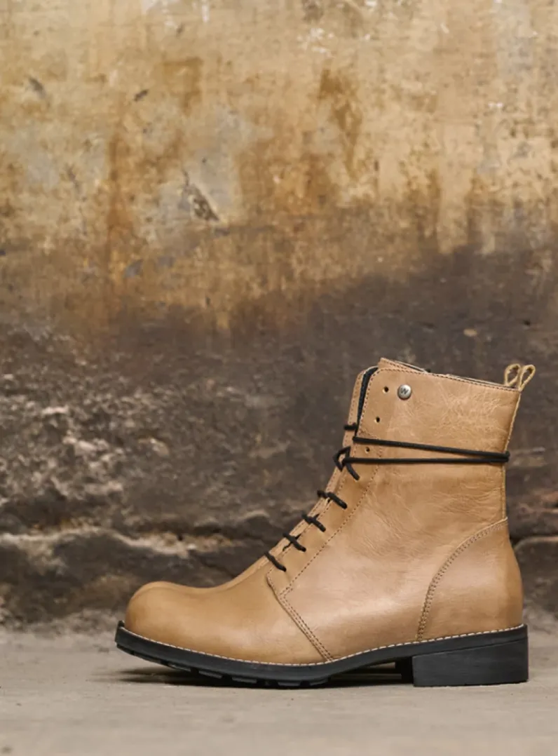DAMES Wolky Biker Boots|Herfst/Winter<Murray HV - safari nubuck