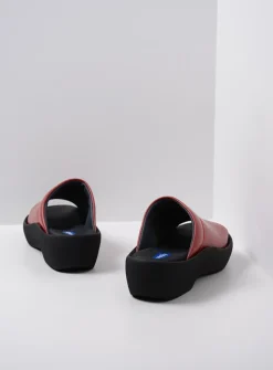 DAMES Wolky Slippers<Nassau - rood leer