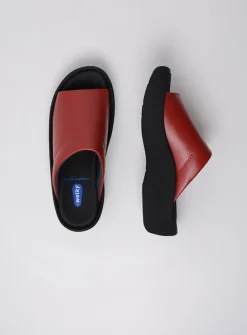 DAMES Wolky Slippers<Nassau - rood leer