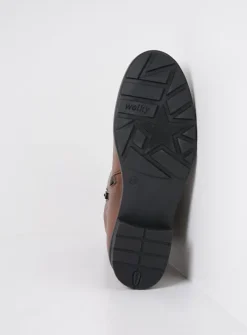 DAMES Wolky Halfhoge Laarzen|Herfst/Winter<Neola HV - 20430 cognac leer