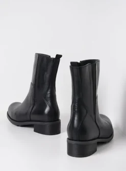 DAMES Wolky Halfhoge Laarzen|Herfst/Winter<Neola HV - zwart leer