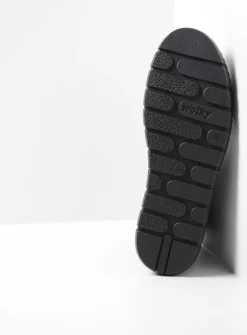 DAMES Wolky Hoge Veterschoenen|Veterlaarzen<New Wave - donker taupe nubuck