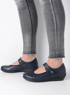 DAMES Wolky Herfst/Winter|Bandschoenen<Noble F2F - blauw biocare