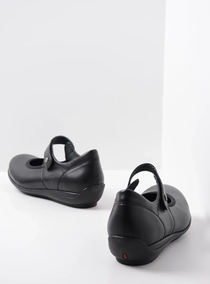 DAMES Wolky Herfst/Winter|Bandschoenen<Noble F2F - zwart biocare