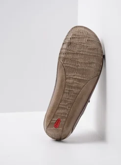 DAMES Wolky Slippers<Nomad - cognac geolied leer