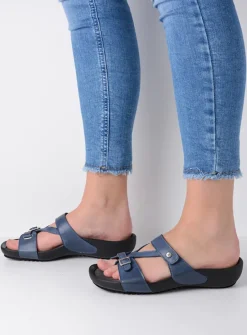 DAMES Wolky Slippers<O'Connor - jeans leer