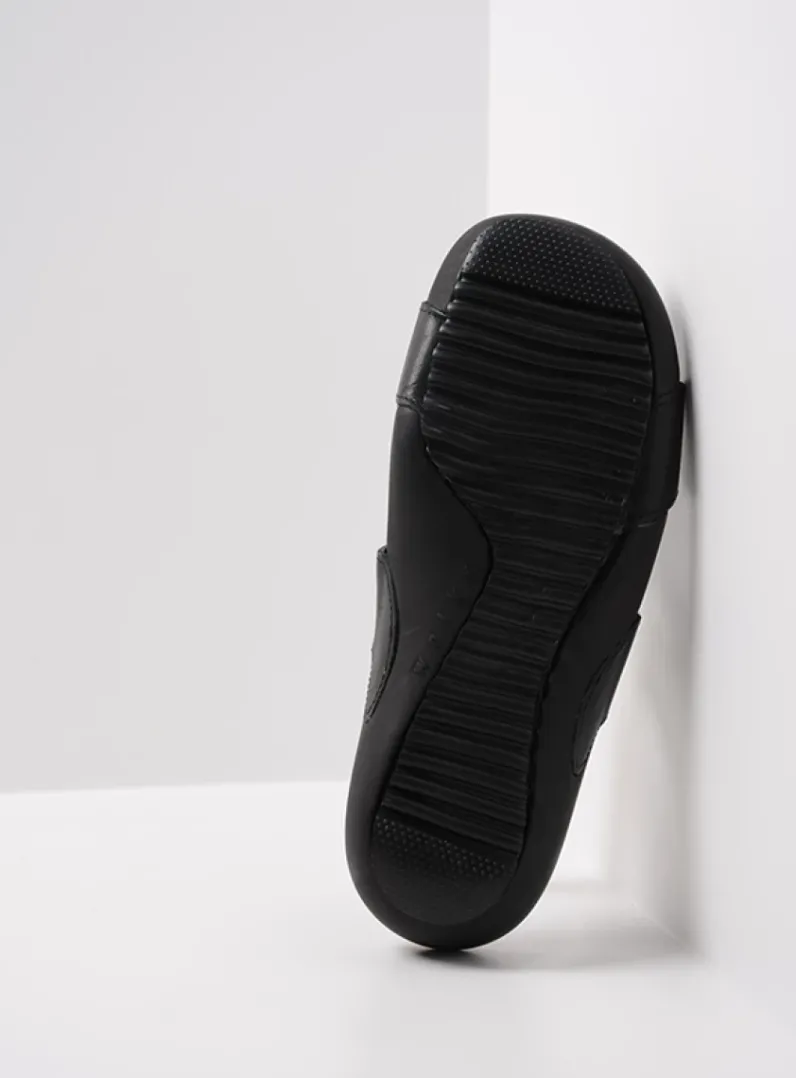 DAMES Wolky Slippers<O'Connor - zwart leer