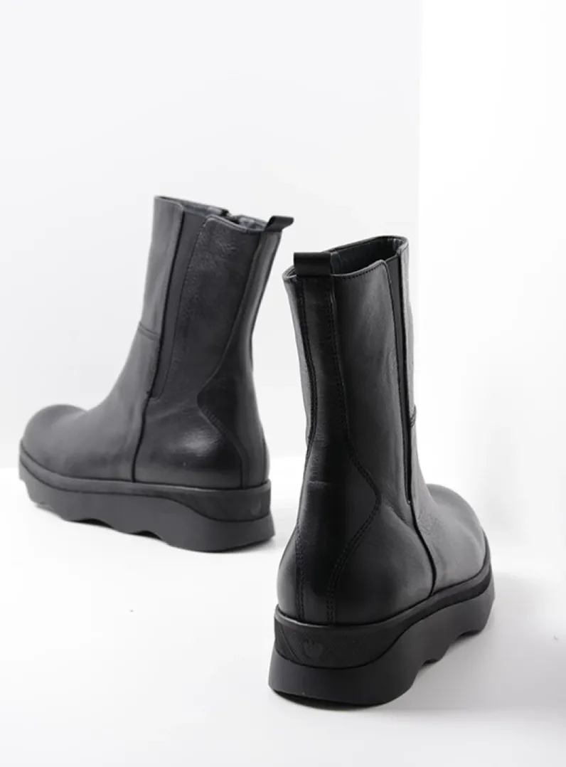 DAMES Wolky Herfst/Winter<Ogano - zwart leer