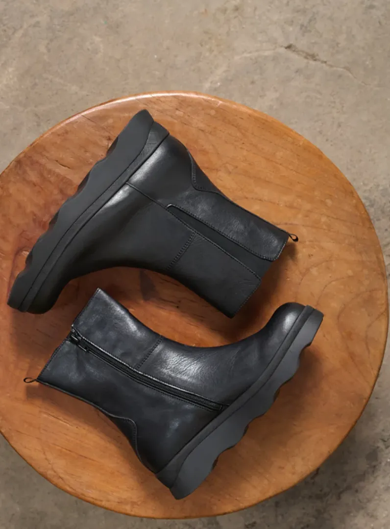 DAMES Wolky Herfst/Winter<Ogano - zwart leer