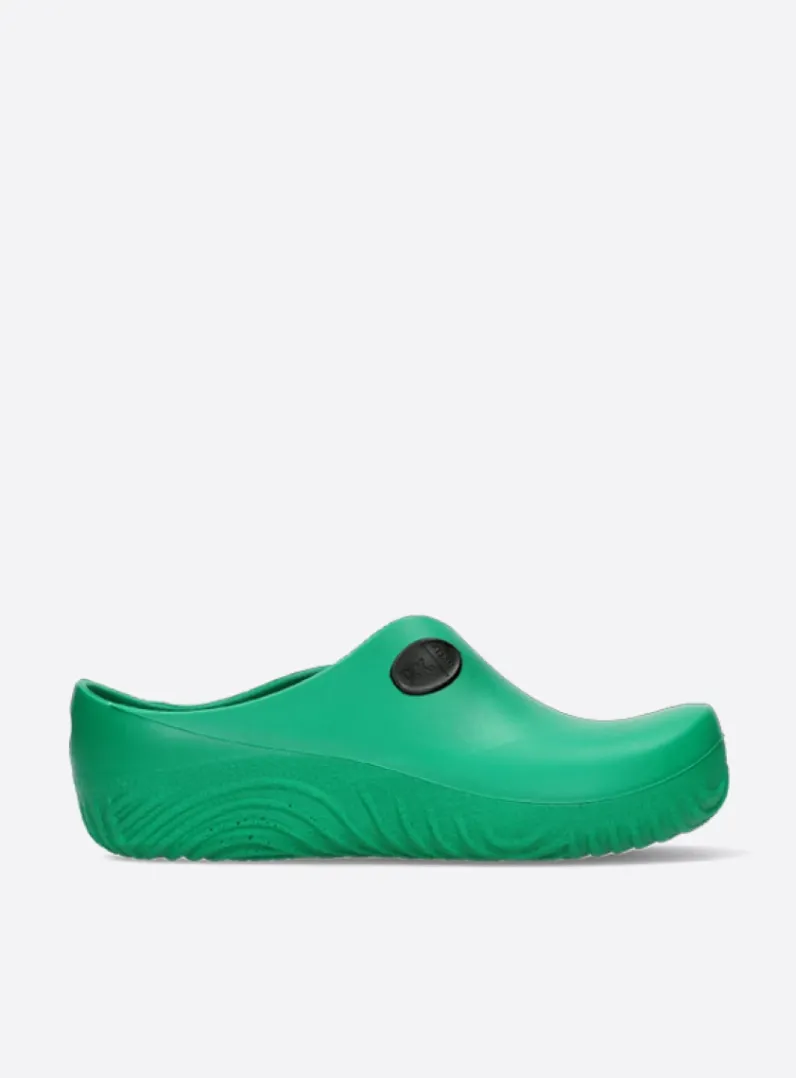 DAMES Wolky Klompen<OK Clog-Klomp - groen fluor PU