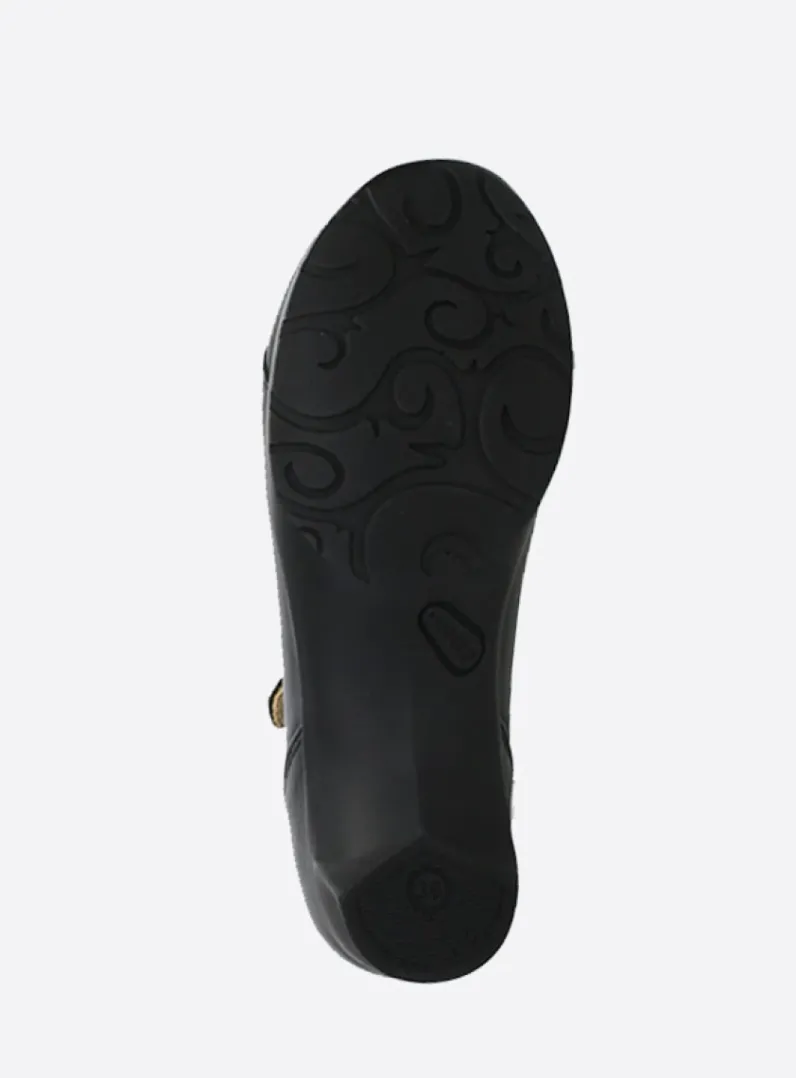 DAMES Wolky Bandschoenen<Opal - zwart leer