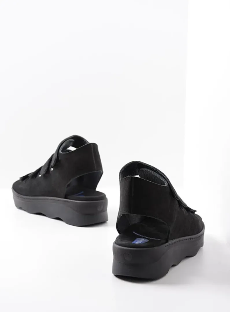 DAMES Wolky Sandalen<Oro - zwart nubuck