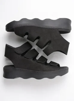 DAMES Wolky Sandalen<Oro - zwart nubuck