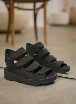 DAMES Wolky Sandalen<Oro - zwart nubuck