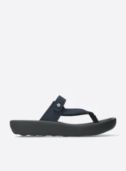 DAMES Wolky Slippers<Peace - blauw nubuck