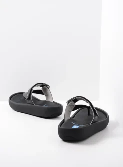 DAMES Wolky Slippers<Peace - zwart leer