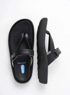 DAMES Wolky Slippers<Peace - zwart leer