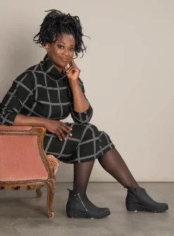 DAMES Wolky Herfst/Winter|Enkellaarsjes<Phoenix HV - zwart nubuck