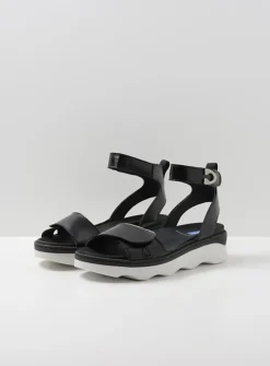 DAMES Wolky Sandalen<Plata - zwart/wit leer