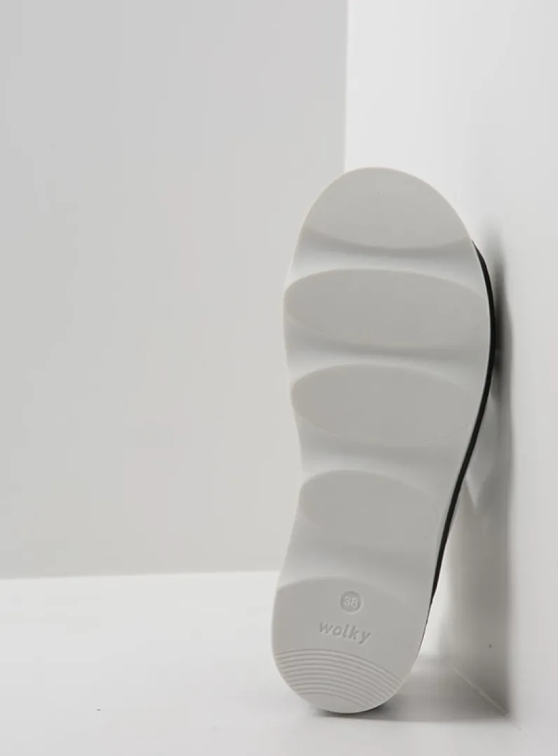 DAMES Wolky Sandalen<Plata - zwart/wit leer