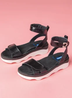 DAMES Wolky Sandalen<Plata - zwart/wit leer