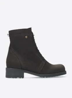 DAMES Wolky Veterlaarzen|Halfhoge Laarzen<Quinta F2F - bruin nubuck