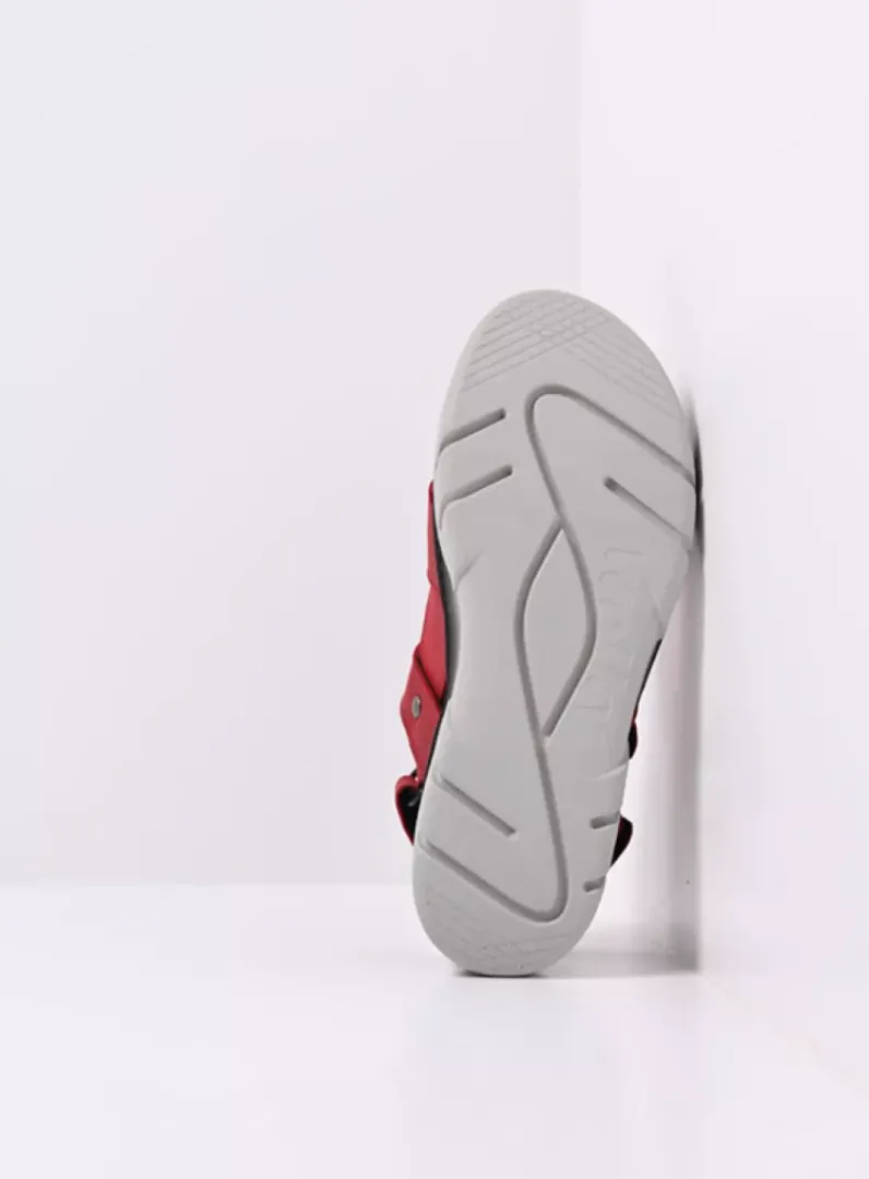 DAMES Wolky Sneakers<Rapid - rood nubuck