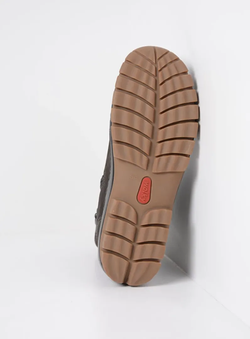 DAMES Wolky Hoge Veterschoenen|Veterlaarzen<Reach - asfalt nubuck