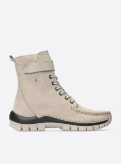 DAMES Wolky Hoge Veterschoenen|Veterlaarzen<Reach - safari nubuck
