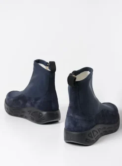 DAMES Wolky Wandelschoenen|Sneakers<Rebound S2F - blauw stretch suede