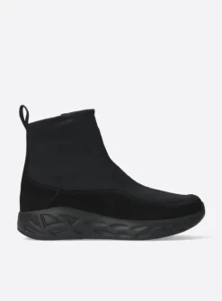 DAMES Wolky Wandelschoenen|Sneakers<Rebound S2F - zwart stretch suede