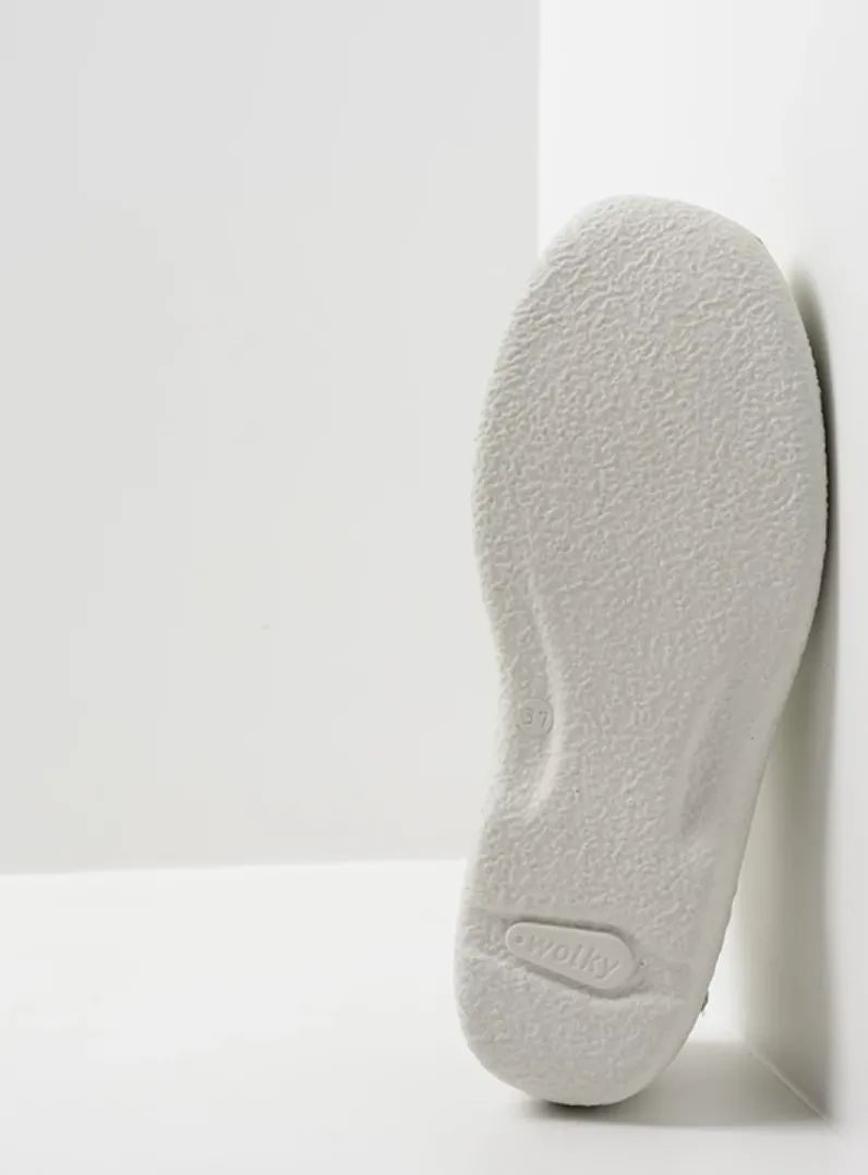 DAMES Wolky Lage Veterschoenen<Roll Shoe - lichtgrijs nubuck