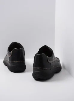 Heren Wolky Veterschoenen Heren|Comfortschoenen Heren<Roll Shoe Men - zwart leer