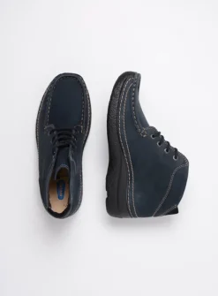 DAMES Wolky Hoge Veterschoenen|Herfst/Winter<Roll Shoot - blauw nubuck