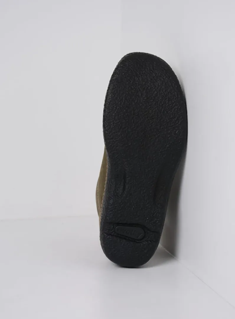 DAMES Wolky Hoge Veterschoenen|Herfst/Winter<Roll Shoot - pesto groen nubuck